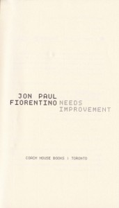Needs Improvement by by Jon Paul Fiorentino (first page)