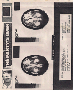 The Party's Over - Insert - Side 1